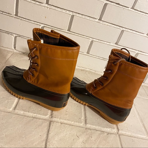 Womens Sporto Arianna The Original Duck Boot Tan Faux Fur Brown Shoes Size 6M - Picture 10 of 11